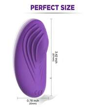 Wearable Vibrating Sex Toy, Clitoral Stimulator, Female Masturbator, G-Spot Massager,Sex Toys For Women - Một cỡ - Xem 3