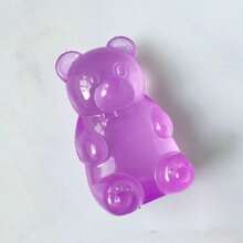 1pc Squishy Teddy Bear Malt Squeeze Ball, High Aesthetic, Slow Rebound, Stress Relief Toy, Squeeze Toy, Birthday/Holiday/Easter/Halloween/Valentine's Day/Christmas Gift, Toy - Multicolor - View 3