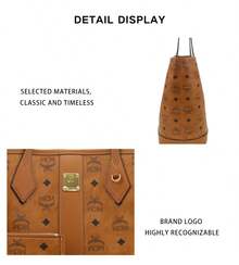 Mcm Visetos Collection Printed Women's Shoulder Bag - 干邑色MWPGSLR03CO001 - 查看 10
