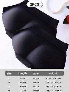 1 Par/2 Pares de Bragas Levantadoras de Glúteos de Cintura Alta para Mujer, con Diseño de Talle Bajo Transpirable, Función de Control del Abdomen y Diseño de Glúteos Falsos para Realzar el Contorno de los Glúteos. Es una Ropa Interior Acolchada Levantadora y Moldeadora de Glúteos que Puede Crear una Forma de Corazón. Sin Relleno en el Interior, Cómoda y Amigable con la Piel como Ropa Íntima. Regalo de Navidad, Regalo Familiar de Año Nuevo, Regalo Romántico de San Valentín. - Multicolor - Ver 13