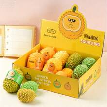 1 món đồ chơi bóp mềm hình quả sầu riêng, cao su mềm không thể bị phá vỡ giúp giảm căng thẳng | Màu ngẫu nhiên, đồ sưu tập giảm căng thẳng cho thanh thiếu niên - Nhiều màu - Xem 3