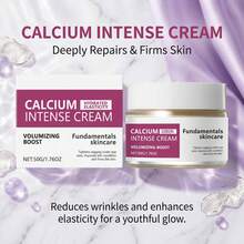 Calcium Intense Cream 50ml Anti Aging Face Moisturizer For Deep Hydration, Lifting And Firming Sagging Skin, Hydrating Facial Skin Care Cream With Collagen And Hyaluronic Acid, Wrinkle Repairing And Skin Barrier Repair Cream For Sensitive Skin Glow, Daily Nourishing Day And Night Cream Gift For Women, Fine Line Smoothing Treatment, Intense Moisturizing Skincare Essential - Kem dưỡng da Cemenrete Calcium Intense - Xem 2