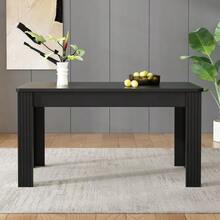 Dining Table, Modern Dining Table, Sturdy Dining Table, Four-Legged Table, Rectangular Dining Table, Coffee Table, Modern And Simple Dining Table, Black, (OLD REFERENCE: N634P215552S) - Black - View 4