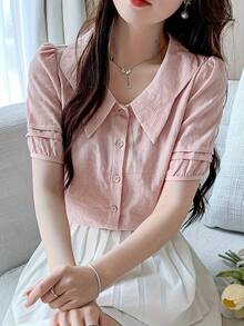 Women Blouses & Shirts - White - View 2
