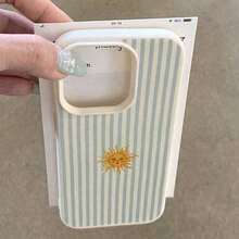 11-Piece TPU Material Phone Case With Warm Little Sun Pattern And Smiling Expression, Compatible With IPhone/Phones, Spring - Style 5 (1 Piece) - View 3