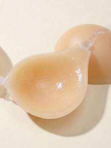 2/1 Peça Sutiã Invisível de Silicone - Alças Transparentes Autoadesivas, Design de Levantamento Estilo Regata Feminina, Levantamento Invisível Suave, Adequado para Roupas Sem Mangas, Roupa Íntima Invisível. Sutiã Feminino Elegante Sem Alças com Taças Autoadesivas - Multicolorido - Visão 6