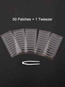 100/50/30/10pcs Invisible Nose Shaper Stickers, Suitable For Small & Narrow Nose, Delicate Transparent PE Material, Suitable For Makeup And Cosplay - Clear - View 12