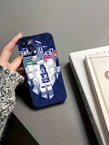Tema del club de fútbol Pachuca azul y blancofunda de teléfono Fundas compatibles con ,Apple,VIVO,OPPO,,, y Honor.Fabricadas en silicona TPU,ofrecen protección contra golpes y caídas.regalos para mamá - Negro - Ver 6