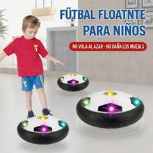 Floating Soccer Ball With LED Light And Music, Interactive Electric Toy For Children, Practical And Fun For Indoor Use - Blue - View 3