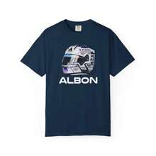 Camiseta de carreras de F1 de Alex Albon |   Diseño de Deportes de Motor de Fórmula 1 - Negro - Ver 10