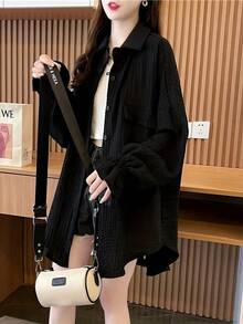 Women Blouses & Shirts - Black - View 2