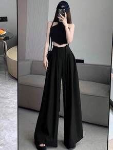 Women Pants - Dark Grey - View 2