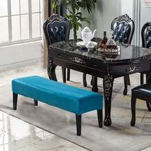 Shoe Bench Cover, Rectangular Long Dining Bench Cover, Elastic Washable Long Bench Seat Cover, Rectangular Dining Table Bench Cover F, Dining Bench Cover, Removable Washable Bench Seat Protector, Suitable For Living Room, Bedroom, Kitchen - Multicolor - View 6