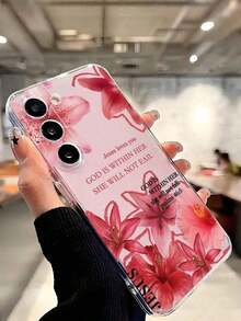 11-Piece Soft Watercolor Bindweed Flower Phone Case, Compatible With Huawei Honor, Compatible With Redmi, Compatible With Galaxy A04e/12/A13/A14/A34/A50/A52/A53/A54/S21/S22/S23/S24/S25/S25Ultra, 6A/7A/8A, 12T/13T, International Version, Not The Domestic Version - 款式 6(1 件) - 查看 7