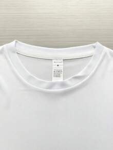 Men's Vintage T-Shirt With Celtic Knot And Tree Of Life Pattern, Casual Short Sleeve Crew Neck T-Shirt, White Urban Style T-Shirt With Nordic Itology, Suitable For Pagan Culture Enthusiasts. Minimalist INS Letter Print / Sports Pattern Collection With Religious Style Lettering / Loose Fit And Soft To The Touch / The Ideal Gift Choice - 白色 - 查看 4