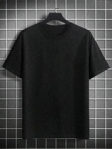 Men's Short-Sleeved T-Shirt - PASTA CLUB Pasta Print On The Back - 100% Cotton Fabric - Casual, Comfortable, Versatile And Practical, Suitable For Everyday Wear. - 白色 - 查看 7