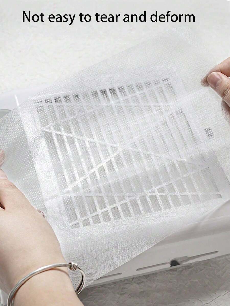 100片一次性美甲集塵過濾紙，適用於美甲集塵機，便攜式不織布美甲紙，適合專業美甲沙龍 - 彩色 - 查看 1