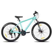 Hiland All-Terrain Mountain Bike (26/27.5 Inch) – Elegant MTB For Women & Men – 18-Speed Gears & V-Brakes – Attractive Colors - 綠色 - 查看 1