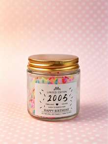 Candy Jar Candle, Personalized Birth Year Candy Scented Candle, 1985-2005 All Years Covered Vintage Jar Candle, Sweet Fragrant Decor, Retro Nostalgic Home Decor, Soothing Aroma, Atmosphere-Enhancing Item, Suitable For Men, Women, Couples Birthday, Holiday Gifts And Commemorative Occasion Decor, Also Suitable For Car, Home, Office, Travel, Gym And Event Occasions. Perfect Gift For Friends And Family - Multiple Styles - View 28