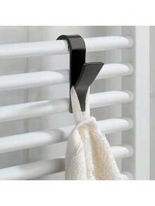 20pcs Plastic Towel Hooks, Suitable For Heated Towel Rack - 20pcs/Set Universal Bathroom Towel Drying Rack Hooks - Multicolor - View 7