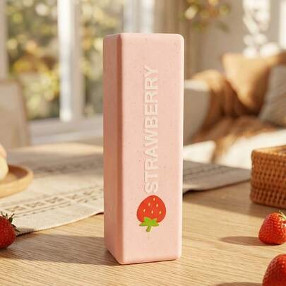 Best-Selling Strawberry Milk Slow Rebound Butter Squeezy Toy, Soft Squeeze Stress Relief Toy, Suitable For Holidays, Birthdays, Fun Gifts