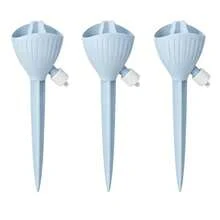 Dispositivo automático de riego de flores para plantas en macetas de interior, de riego por goteo, aparato para regar plantas, herramienta de riego por goteo para jardines interiores y exteriores. - Blanco - 3 piezas - Ver 10