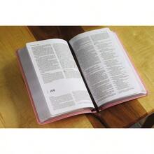 NIV, Premium Gift Bible, Leathersoft, Pink/Brown, Red Letter, Comfort Print: The Perfect Bible For Any Gift-Giving Occasion - Default - View 3
