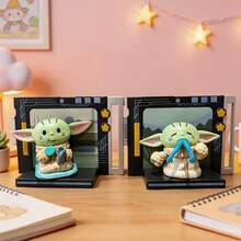 Miniso Star Wars Grogu Shaped Figure Blind Box, Realistic Detailed Design, Restore Character Image, Fashion Ornament For Collection And Display (1 PC Random Delivery) - Multicolor - View 4