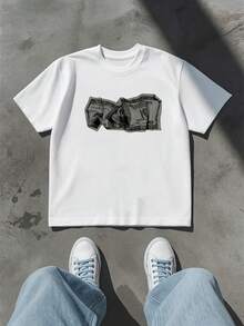 Men T-Shirts - 黑色 - 查看 6