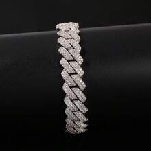 High Quality Geometric Cuban Link Necklace, Bling Hiphop Style Jewelry Gift - Chain Necklace - View 25
