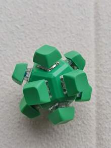 1个按压式气泡膜减压玩具，创意解压小玩意，小礼物 - 彩色 - 查看 15