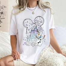 Disney Castle Frozen Elsa Princess Portrait Mickey Ears Shirt, WDW Disney Parks Magic Kingdom Disneyland Family Vacation Holiday Gift  -- Disneys Disneyland Paris The Magic Kingdom Disneyesque The House Of Mouse Mickey Mouse Empire Modest Summer Outfits Take That T Shirt Summer Coord Tops For Women Summer Summer Clothes Women Summer Clothes Summer Tops Summer Tops Women Summer Co Ord Summer Top Summer Outfits White Top Black Top Holiday Outfits For Women  Tops For Women Summer Holiday Gifts Valentine's Day Gifts Earth Day Gifts Oktoberfest Gifts Summer Bank Holiday GiftsDisneyDisney - White - View 1