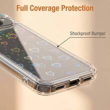 Gradient Laser Heart Pattern Pixel 9 9Pro XL 9A 10 10ProXL 10Pro 10A 11/11Pro 11Pro XL Phone Case Glitter Shockproof Protective Cover - Laser Heart - View 5