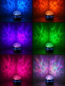 1pc USB Powered Colorful Nebula Projection Lamp, Suitable For Bedside, Dorm, Living Room, Bedroom Atmosphere Decoration - Multicolor - View 5