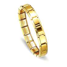 1pc Fashionable Personalized 18-Section Detachable Stainless Steel Expandable Bracelet Suitable For Men - Bracelet - View 13