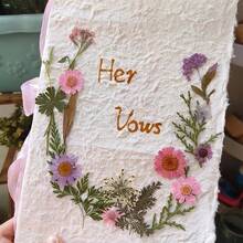 10 Sheets White Handmade Paper, Textured Surface, 7.87*11.61 Inches, Suitable For Collage, Notebooks, Greeting Cards, Invitations And DIY Crafts - 10 Photos - View 5