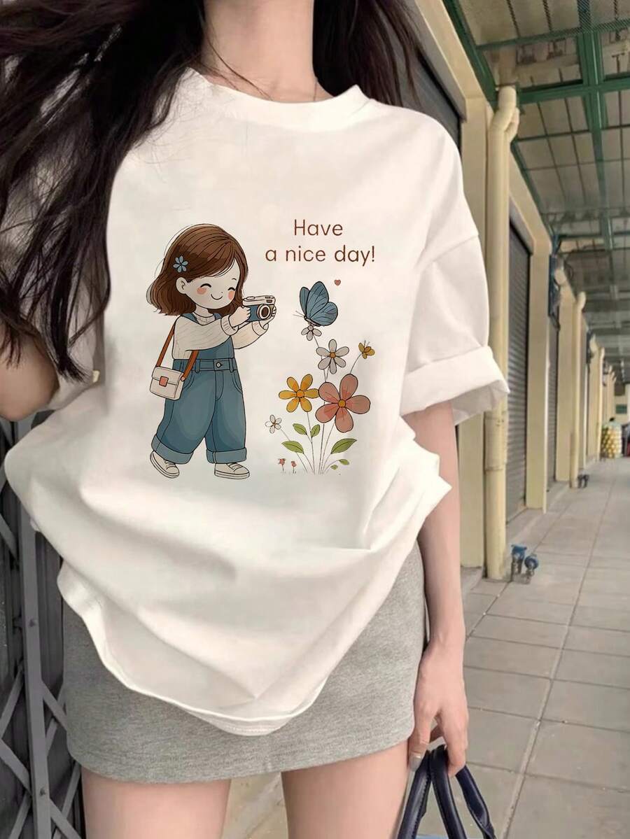 Women T-Shirts - White - View 1