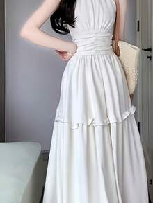 Women Blouses & Shirts - Apricot - View 5