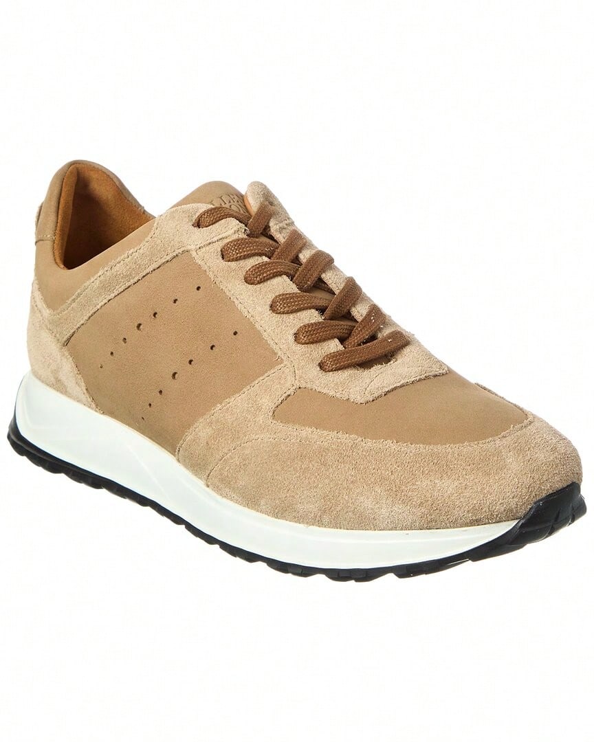Allen Edmonds Everett Suede Sneaker - Brown - View 1