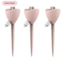 Dispositivo automático de riego de flores para plantas en macetas de interior, de riego por goteo, aparato para regar plantas, herramienta de riego por goteo para jardines interiores y exteriores. - Blanco - 3 piezas - Ver 9