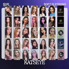 6pcs/KATSEYE Group SIS Soft Is Strong Merchandise Random Photocards Cat Eye EYEKONS Music Lover Collectibles, Fan Gift - Multicolor - View 1