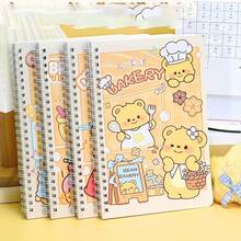 3 piezas Cuaderno espiral con dibujos animados lindos, Bloc de notas con líneas gruesas estilo INS, Papelería de oficina para estudiantes, Temporada de regreso a la escuela. Suministros escolares - A - Ver 8