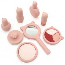 7pcs Silicone Children's Pretend Play Makeup Toys, Kids Dress Up Role Play, Easter Thanksgiving Christmas Gift - Multicolor - View 10