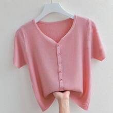 Women Lightweight Cardigans - Skin Powder - View 4