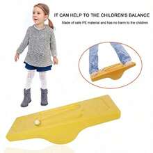 Balance Board, Balance Training Plstico Equilibrio Rocker Fun Activity Fitness - Amarillo - Ver 4