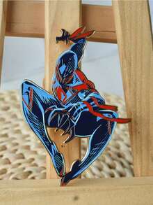 Disney 1 chiếc ghim cài áo men hình anh hùng nhện, ghim cài kim loại nhân vật Miguel O'Hara 2099, ghim cài ve áo siêu anh hùng dùng cho ba lô, áo khoác và sưu tầm - Nhiều màu - Xem 4