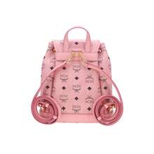 MCM Aren Visetos 女款印花 LOGO 肩背包 MWKFATA02PZ001 - 柔粉色MWKFATA02PZ001 - 查看 5