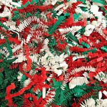 Christmas Gift Display Stand Decor, Crinkled Paper Shreds Raffia Grass Filler, Gift Packaging Wrinkled Paper And Stuffing Paper - Multicolor - View 13