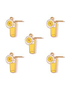 20pcs Wine Glass Drip Oil Jewelry Pendant DIY Accessories - Multicolor - View 13