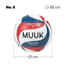 MUUK FITNESS Volleyballs - USA Tricolor - View 4